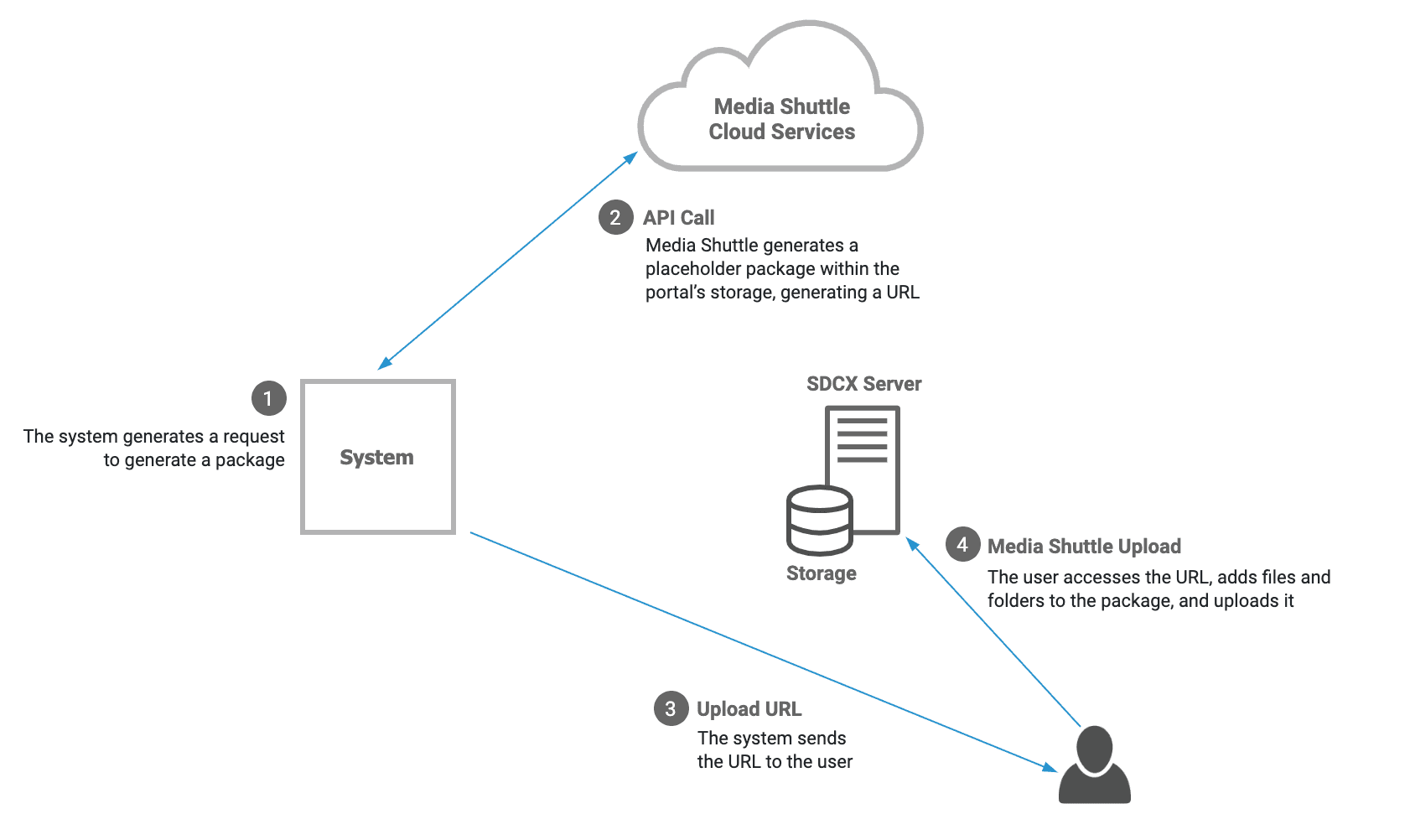 Diagram of ingest workflow